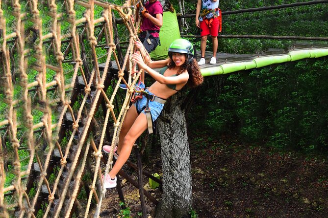 Cancun Horseback Riding, ATV, Ziplines, Cenote, Lunch and Drinks - The interactive cenote and jumping platform