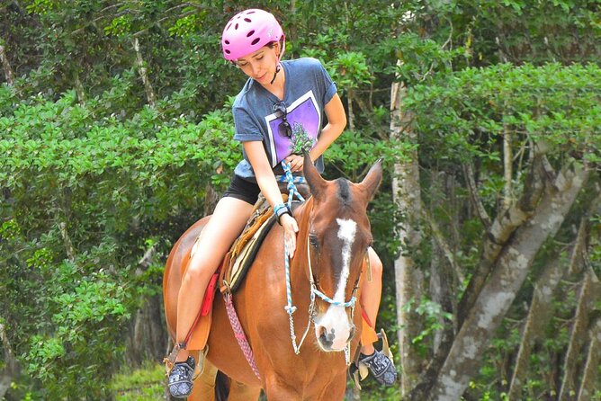 Cancun Horseback Riding, ATV, Ziplines, Cenote, Lunch and Drinks - Horseback riding through Mayan jungle trails