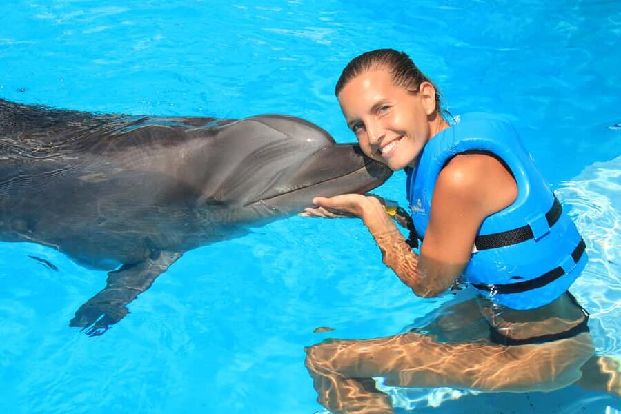 Cancun: Interactive Aquarium Ticket and Swim with Dolphins - What Happens During the 30 Minutes in the Water