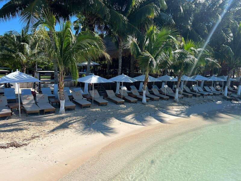 Cancun: Isla Mujeres Catamaran + Coco Bongo Show - Playa Norte gives you the island time you came for
