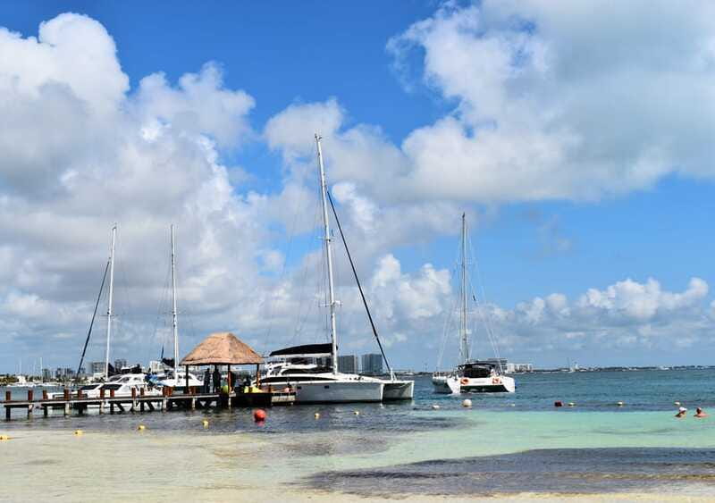 Cancun: Isla Mujeres Catamaran with buffet, drinks & snorkel - El Meco reef, the active part of the morning