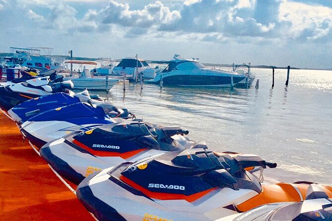 Cancun Jetski and Snorkel Adventure - Riding From Nichupte Lagoon to the Caribbean