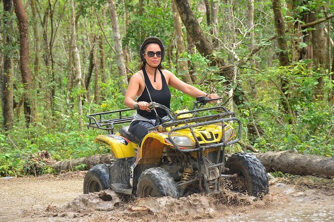 Cancun Jungle Escape: ATV's + Zip Lines + Cenote + Lunch - ATV Trails: Fun With a Safety Check