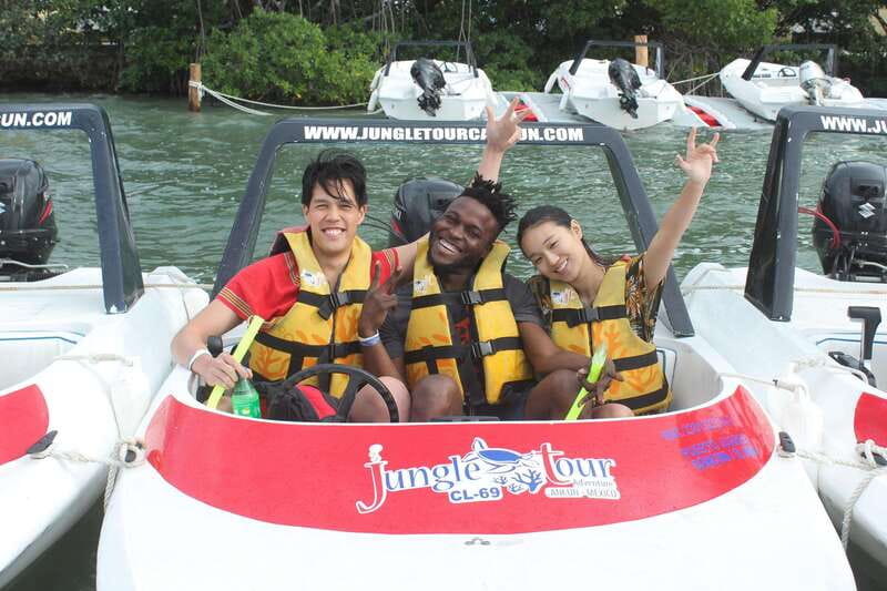 Cancun: Jungle Tour Adventure with Speedboat and Snorkeling - Guides can make or break the water section