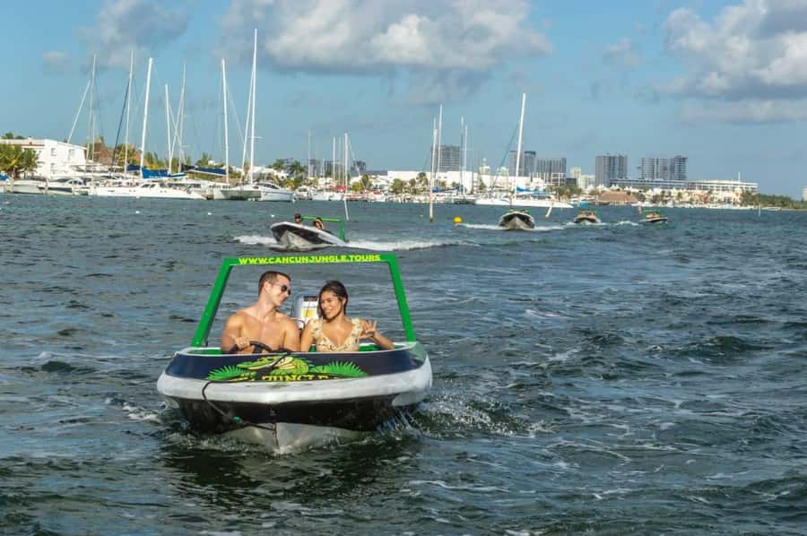 Cancún: Jungle Tour and Speed Boat Tour Adventure - Through Nichupté Lagoon’s mangrove channels