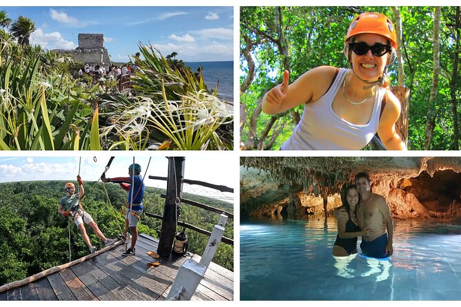 Cancun Jungle Tour: Tulum, Cenote Snorkeling, Ziplining, Lunch - Key points before you book