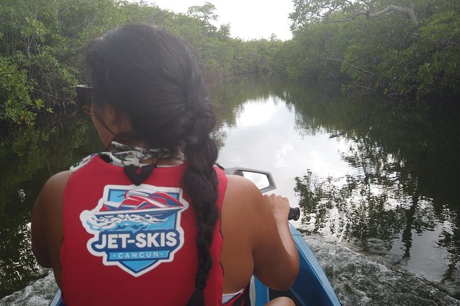 Cancun mangrove jet ski tour: 1 rider per jet ski - Why one jet ski per rider matters