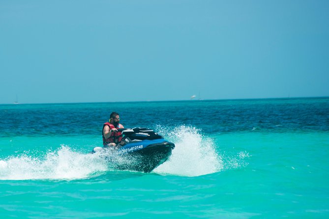 Cancun mangrove jet ski tour: 1 rider per jet ski - The no-camera rule is worth knowing