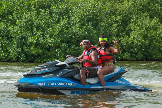 Cancun Mangrove Jet Ski Tour: 2 riders per jet ski - Playa Langosta and the shoreline views