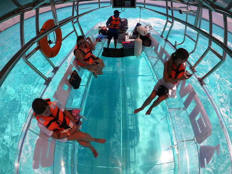 Cancún: Nichupté Lagoon Transparent Boat Tour with Drinks - Finding Marina Kaybal without a wrong turn