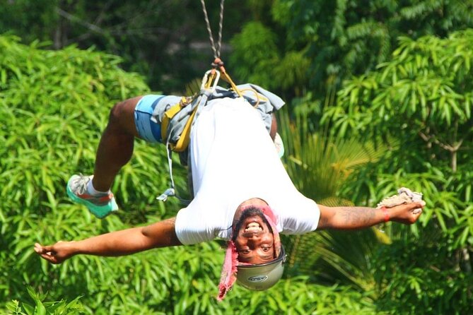 Cancun Off-road: ATVs trip, Ziplines, Cenote swim & Tasty Snacks - A cenote swim that cools down the day