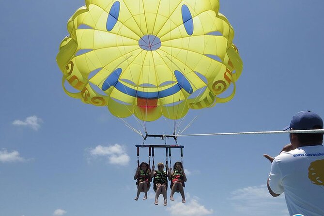 Cancun Parasail Open Schedule - Ten minutes above the Caribbean