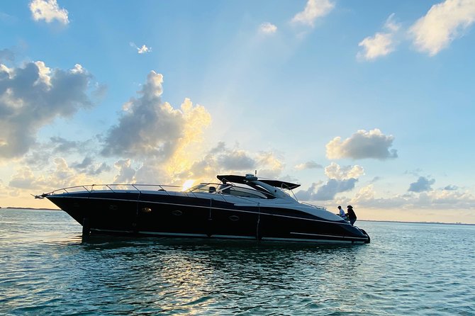 Cancun Private 60FT Yachts Rental for up to 20 People - Swimming and snorkeling near Cancun