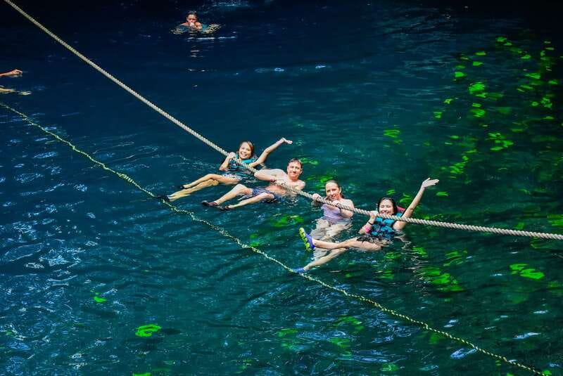 Cancun & Riviera Maya: ATV, Zipline, & Cenote Combo Tour - Swimming at Cenote Verde Lucero