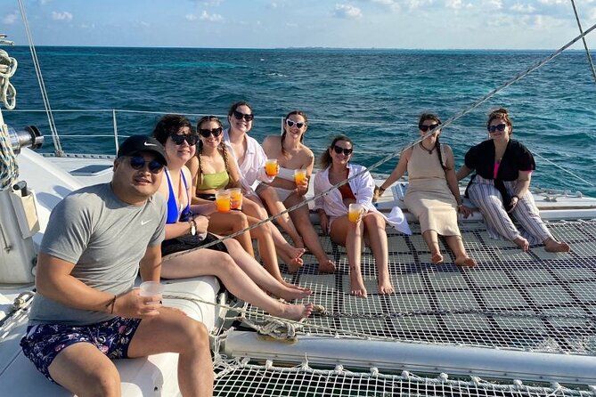 Cancun's Best: Catamaran to Isla Mujeres, Snorkeling & Drinks! - The catamaran crossing to Isla Mujeres