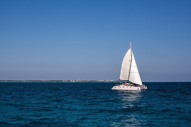 Cancun Sailing Catamaran Islas Mujeres With Luxury Beach Club - Five hours at sea, with Isla Mujeres ahead