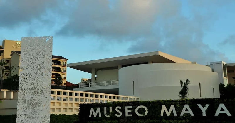 Cancun: Skip-the-Line Mayan Museum & San Miguelito Site - The Mayan Museum’s modern entrance
