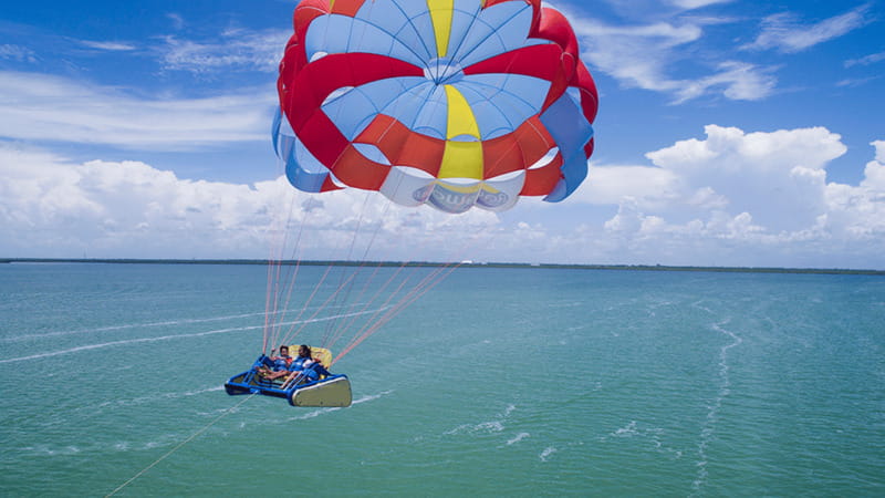 Cancún: Skyrider Parasailing Experience - The 10-minute flight and its gentle launch