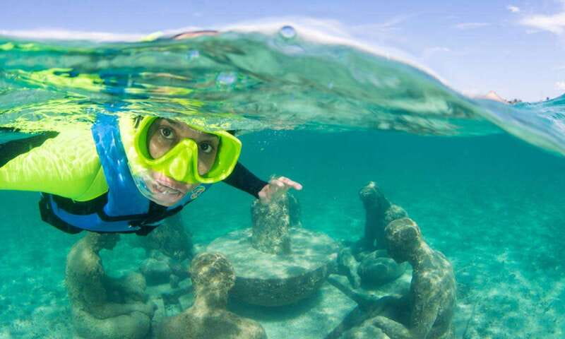 Cancun: Snorkeling Tour at MUSA The Underwater Museum - Manchones Reef adds the natural half