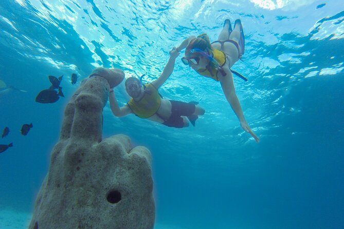 Cancun Snorkeling Tour: Swim with Turtles, Reef, Underwater Museum and Shipwreck - El Meco reef and the search for turtles