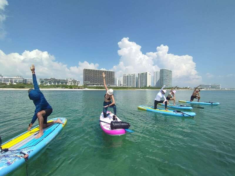 Cancún: Sup Yoga and Meditation over the Caribbean Sea - Fifteen minutes to settle your mind