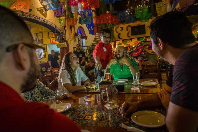 Cancún: Taco & Local Beer Tasting Tour with transportation - Stop four: churros, mariachi, and a local night setting