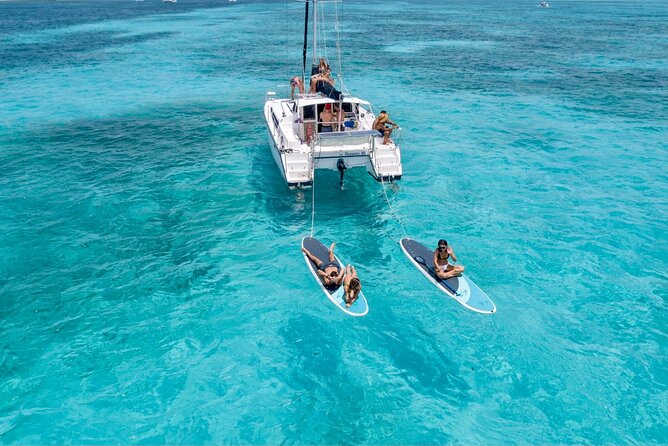 Cancun to Isla Mujeres Private Catamaran Cruising Snorkeling Fun! - Meeting at Marazul Beach & Yacht Club