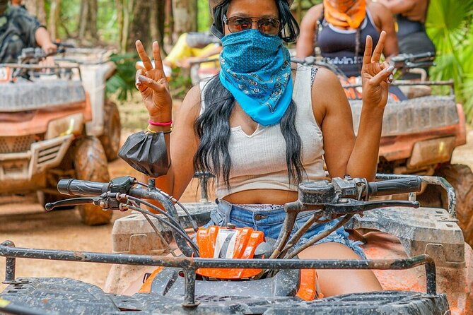 Cancun Wild Day: Zip Lines + ATVs + Cenote + Lunch - A jungle circuit near Puerto Morelos