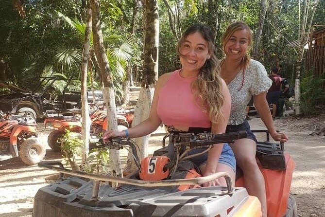 Cancun Wild Day: Zip Lines + ATVs + Cenote + Lunch - ATV riding on jungle trails