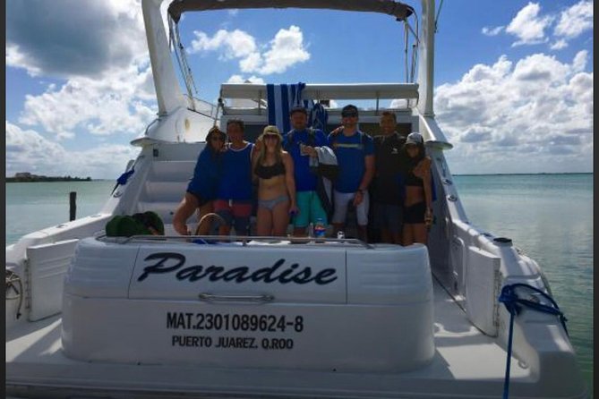 Cancun yachts rental YACHT 46 FT, 15 PAX MAX 25P12 - Choosing two hours in Cancun Bay