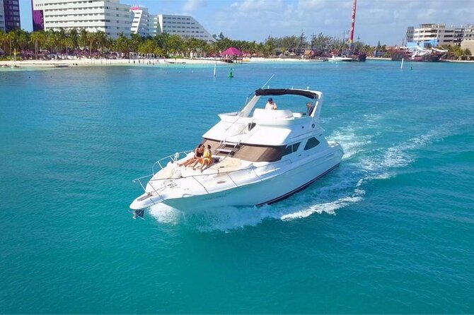 Cancun yachts rental YACHT 46 FT, 15 PAX MAX 25P12 - Understanding the $390 group price