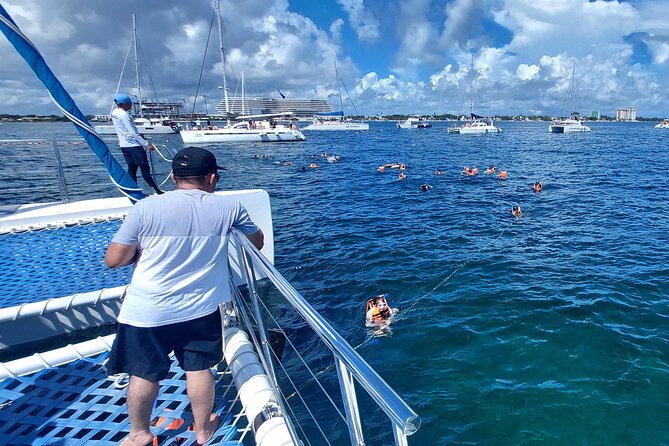 Catamaran Adventure Isla Mujeres with Snorkeling and Beach Club - The return sail to Cancun