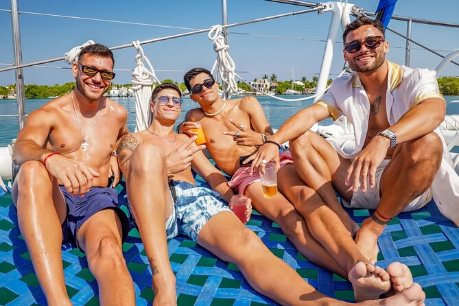Catamaran Booze Party With Open Bar in Cancun - Starting at Marina Las Perlas