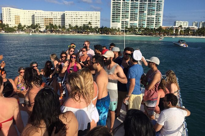 Catamaran Party Boat Cancun - Lunch, snacks, and snorkeling equipment
