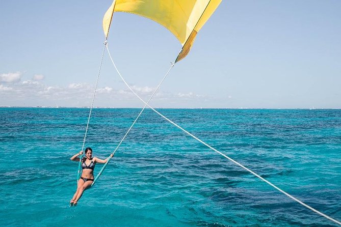 Catamaran Sail to Isla Mujeres with all inclusive from Cancun or Riviera Maya - Lunch and beach time at the exclusive club