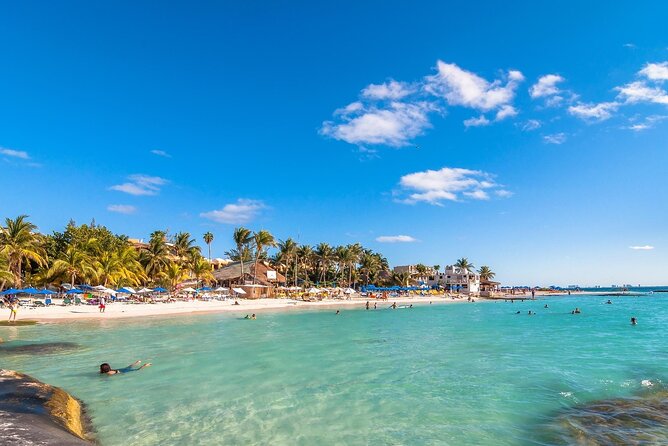 Catamaran Sailing and Snorkeling to Isla Mujeres from Cancun - Snorkeling at an open Caribbean reef