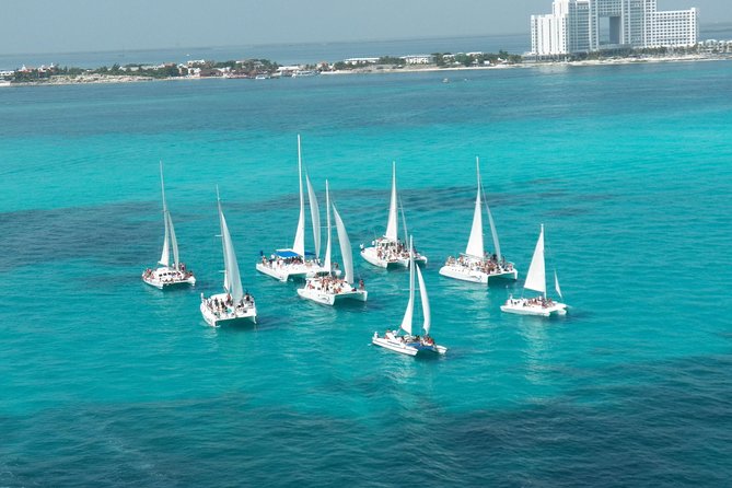 Catamaran to Isla Mujeres - Leaving Hotel Imperial Las Perlas at 9:00 am