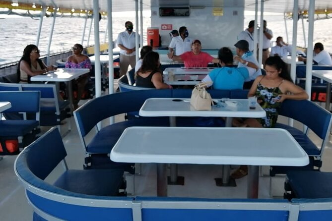 Catamaran to Isla Mujeres at sunset pick up Cancun - Music, dancing, and the crew