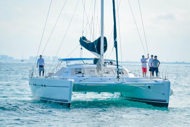 Catamaran to Isla Mujeres – Kids Go Free! (Only Pay Dock Fee) - Approaching Playa Norte