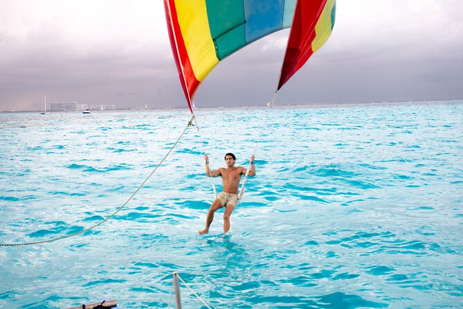 Catamaran to Isla Mujeres, Open bar, buffet, Beach Club Included - Snorkeling at the reef
