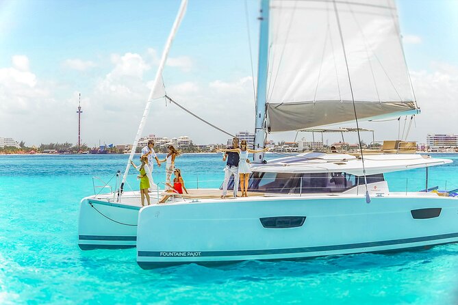 Catamaran to Isla Mujeres Snorkeling Tour with Open Bar and Lunch - Returning to Cancun at sunset
