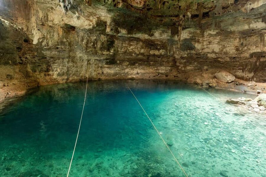 Chichen Itza and Two Cenotes Day Tour from Cancun - A Maya souvenir stop before the ruins