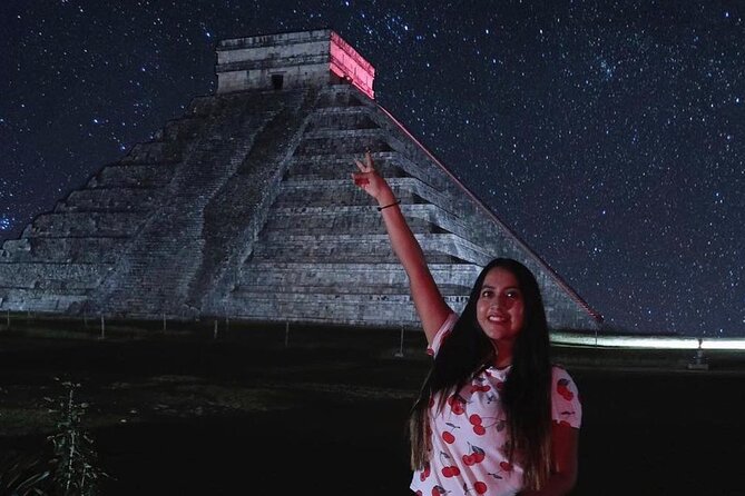 Chichén Itzá by Night: Mystical Mayan Light Show - Swimming at Hubikú Cenote