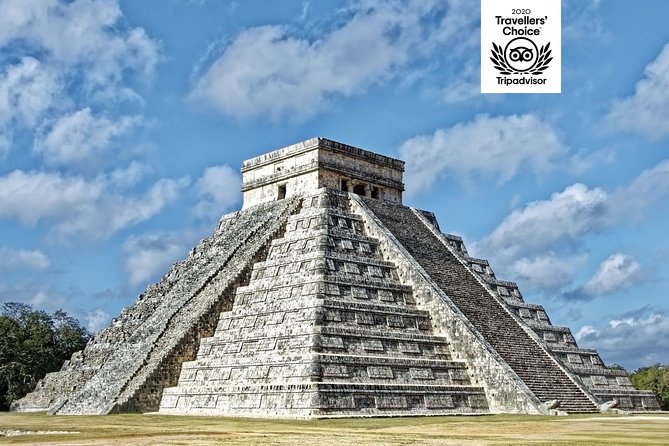 Chichen Itza, Cenote & Valladolid Tour with Tequila and Lunch - Chichen Itza first, with the Pyramid of Kukulcan at center stage
