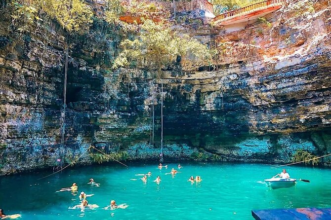 Chichén Itzá Full-Day Tour with Mayan Buffet, Cenote & Valladolid - The bus ride, pickup area, and 15-hour schedule