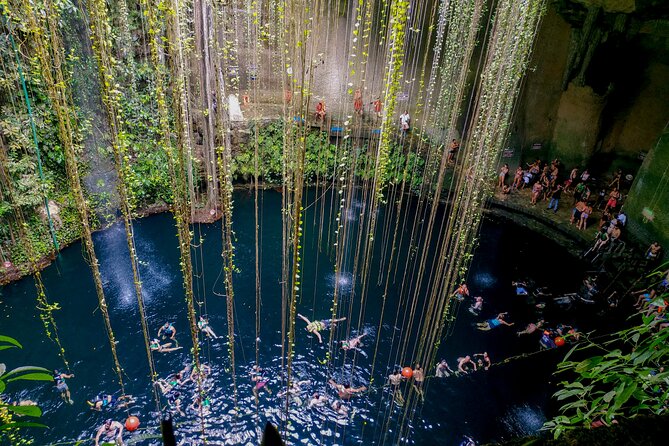 Chichen Itza Gastronomic, Valladolid and Cenote Extremo - Cooling off at Cenote Noolha