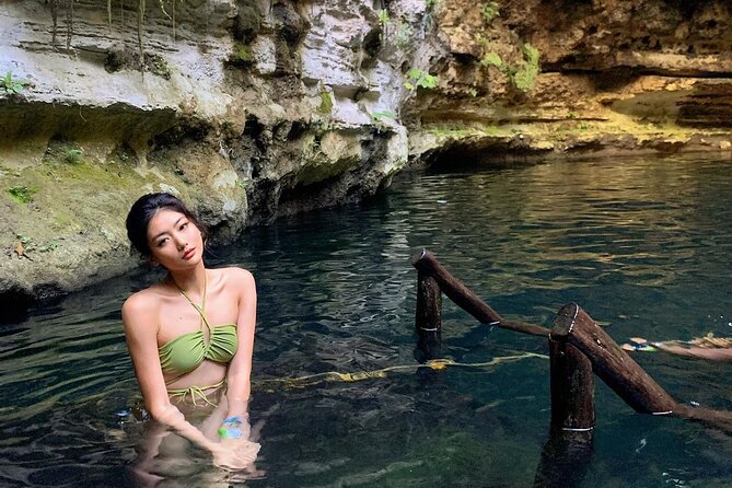 Chichen Itza Tour, Cenote Samula, Valladolid from Cancún - Swimming at Cenote Samula, With One Important Caveat