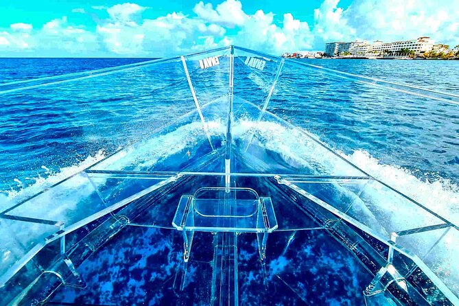 Clearboat in Cancun + Refreshments !! - The reef section and possible wildlife sightings
