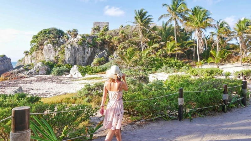 Coba, Tulum, Cenote & Lunch ECO Full Day from Tulum - Tulum above the Caribbean Sea