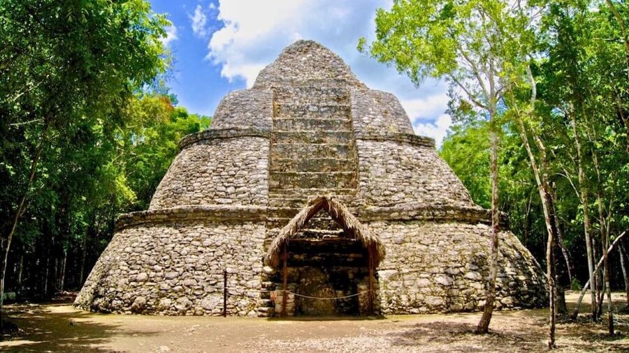 Coba, Tulum, Cenote & Lunch ECO Full Day from Tulum - Coba and the base of its tallest pyramid